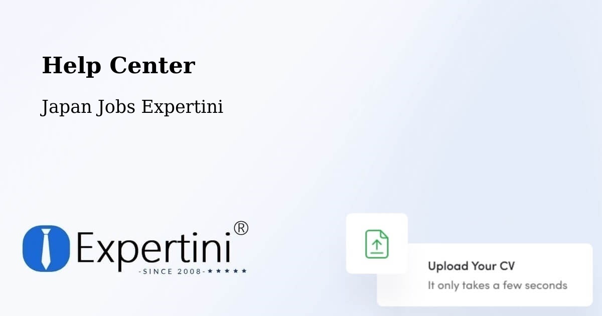 Help Center – Honchō - Japan Jobs Expertini